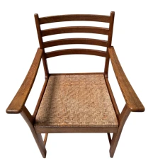 Two Modernist Art Deco Armchairs by Bas van Pelt for My Home, 1930s